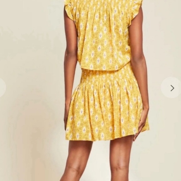 VERONICA BEARD Rayna Botanical Ikat sun dress - Picture 7 of 8